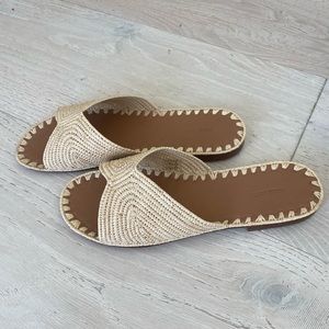 Carrie Forbes woven raffia sandal brand new size 40